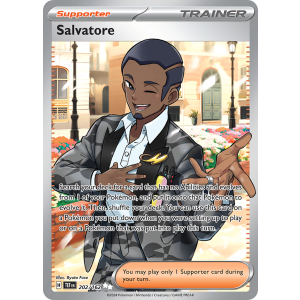 Ultra Rare Salvatore 202/162 Pokemon TCG Scarlet & Violet Temporal Forces