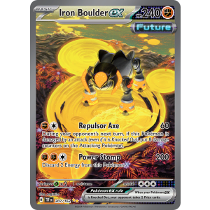 Special Illustration Rare Iron Boulder ex 207/162 Pokemon TCG Scarlet & Violet Temporal Forces