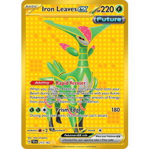 Hyper Rare Iron Leaves ex 213/162 Pokemon TCG Scarlet & Violet Temporal Forces