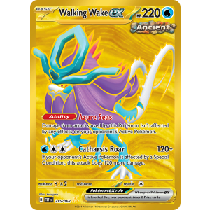 Hyper Rare Walking Wake ex 215/162 Pokemon TCG Scarlet & Violet Temporal Forces