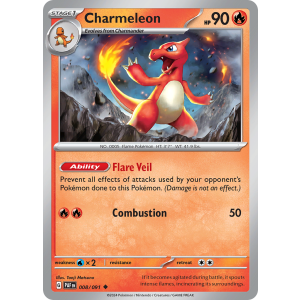 Charmeleon 8/91 Pokemon TCG Scarlet & Violet Paldean Fates