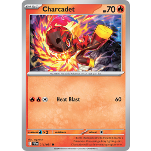 Charcadet 14/91 Pokemon TCG Scarlet & Violet Paldean Fates