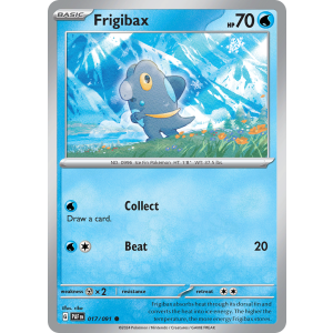 Frigibax 17/91 Pokemon TCG Scarlet & Violet Paldean Fates