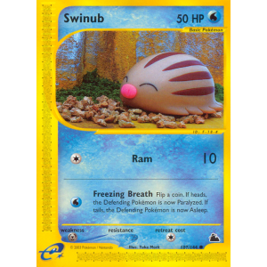 Swinub 107/144 Pokemon TCG E-Card Skyridge