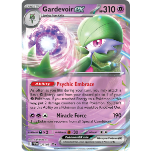 Double Rare Gardevoir ex 29/91 Pokemon TCG Scarlet & Violet Paldean Fates