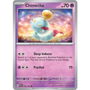 Chimecho 30/91 Pokemon TCG Scarlet & Violet Paldean Fates