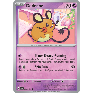 Dedenne 36/91 Pokemon TCG Scarlet & Violet Paldean Fates