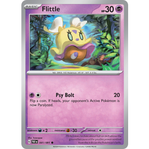 Flittle 41/91 Pokemon TCG Scarlet & Violet Paldean Fates