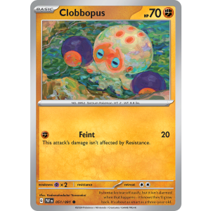 Clobbopus 51/91 Pokemon TCG Scarlet & Violet Paldean Fates