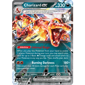 Double Rare Charizard ex 54/91 Pokemon TCG Scarlet & Violet Paldean Fates