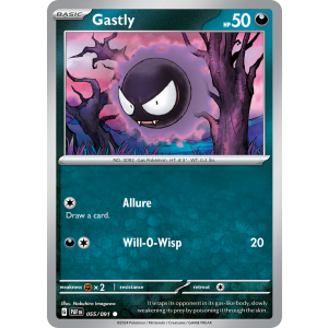 Gastly 55/91 Pokemon TCG Scarlet & Violet Paldean Fates