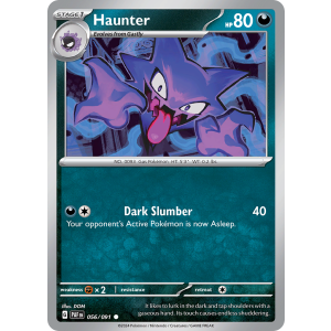 Haunter 56/91 Pokemon TCG Scarlet & Violet Paldean Fates