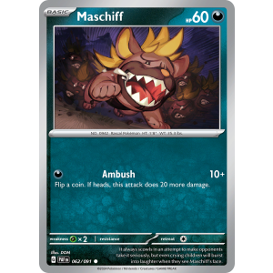 Maschiff 62/91 Pokemon TCG Scarlet & Violet Paldean Fates