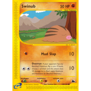 Swinub 108/144 Pokemon TCG E-Card Skyridge