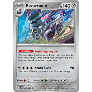 Revavroom 65/91 Pokemon TCG Scarlet & Violet Paldean Fates