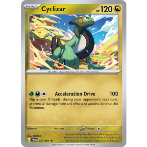 Cyclizar 70/91 Pokemon TCG Scarlet & Violet Paldean Fates