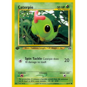 Caterpie 53/75 Pokemon TCG Neo Neo Discovery