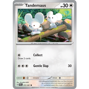 Tandemaus 73/91 Pokemon TCG Scarlet & Violet Paldean Fates