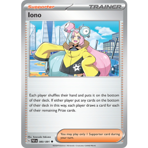 Iono 80/91 Pokemon TCG Scarlet & Violet Paldean Fates