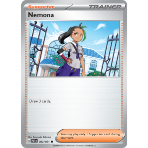 Nemona 82/91 Pokemon TCG Scarlet & Violet Paldean Fates