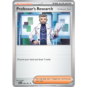 Professor's Research 88/91 Pokemon TCG Scarlet & Violet Paldean Fates