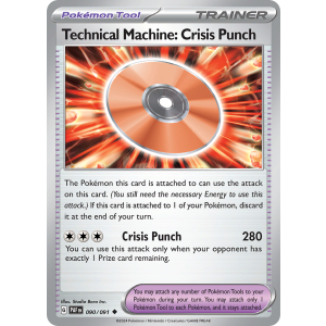 Technical Machine: Crisis Punch 90/91 Pokemon TCG Scarlet & Violet Paldean Fates