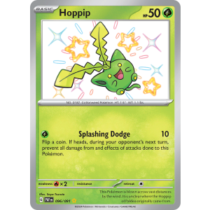 Shiny Rare Hoppip 96/91 Pokemon TCG Scarlet & Violet Paldean Fates