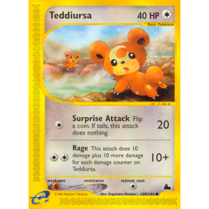 Teddiursa 109/144 Pokemon TCG E-Card Skyridge