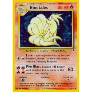 Rare Holo Ninetales 17/110 Pokemon TCG Other Legendary Collection