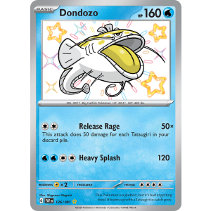 Shiny Rare Dondozo 126/91 Pokemon TCG Scarlet & Violet Paldean Fates