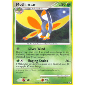 Mothim 5/17 Pokemon TCG POP POP Series 7