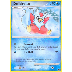 Delibird 6/17 Pokemon TCG POP POP Series 7