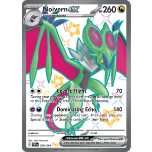 Shiny Ultra Rare Noivern ex 220/91 Pokemon TCG Scarlet & Violet Paldean Fates