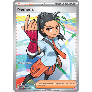 Ultra Rare Nemona 229/91 Pokemon TCG Scarlet & Violet Paldean Fates