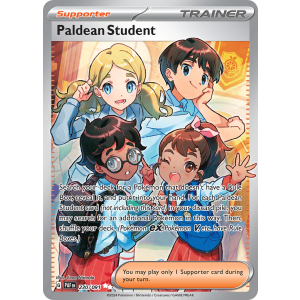 Ultra Rare Paldean Student 230/91 Pokemon TCG Scarlet & Violet Paldean Fates