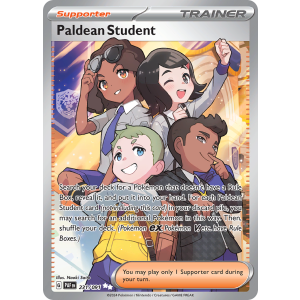 Ultra Rare Paldean Student 231/91 Pokemon TCG Scarlet & Violet Paldean Fates