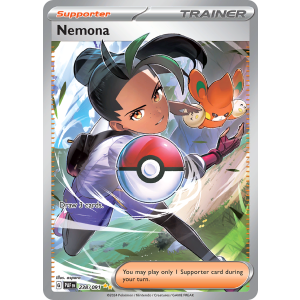 Special Illustration Rare Nemona 238/91 Pokemon TCG Scarlet & Violet Paldean Fates