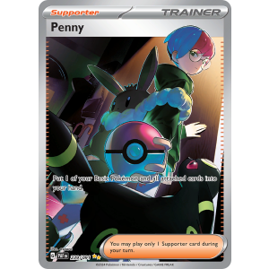 Special Illustration Rare Penny 239/91 Pokemon TCG Scarlet & Violet Paldean Fates