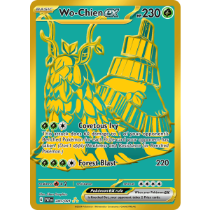 Hyper Rare Wo-Chien ex 240/91 Pokemon TCG Scarlet & Violet Paldean Fates