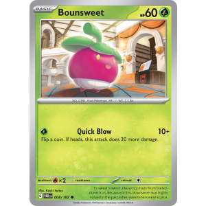 Bounsweet 8/182 Pokemon TCG Scarlet & Violet Paradox Rift