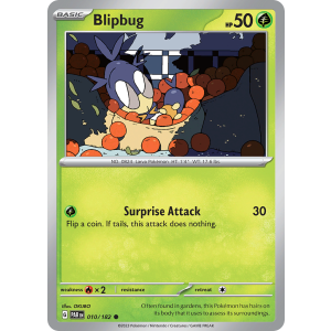 Blipbug 10/182 Pokemon TCG Scarlet & Violet Paradox Rift