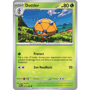 Dottler 11/182 Pokemon TCG Scarlet & Violet Paradox Rift