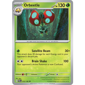 Orbeetle 12/182 Pokemon TCG Scarlet & Violet Paradox Rift