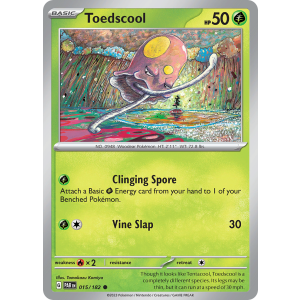 Toedscool 15/182 Pokemon TCG Scarlet & Violet Paradox Rift