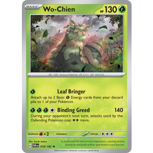 Wo-Chien 18/182 Pokemon TCG Scarlet & Violet Paradox Rift