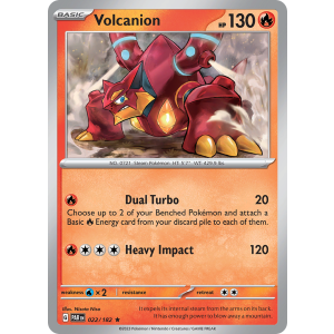 Volcanion 22/182 Pokemon TCG Scarlet & Violet Paradox Rift