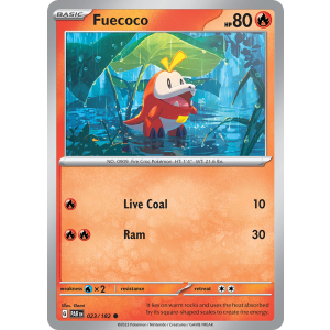 Fuecoco 23/182 Pokemon TCG Scarlet & Violet Paradox Rift