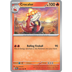 Crocalor 24/182 Pokemon TCG Scarlet & Violet Paradox Rift