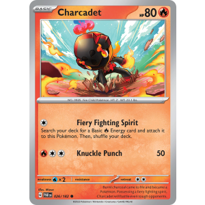 Charcadet 26/182 Pokemon TCG Scarlet & Violet Paradox Rift