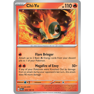 Chi-Yu 29/182 Pokemon TCG Scarlet & Violet Paradox Rift